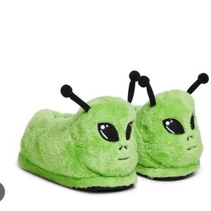 Green alien slippers dolls kill